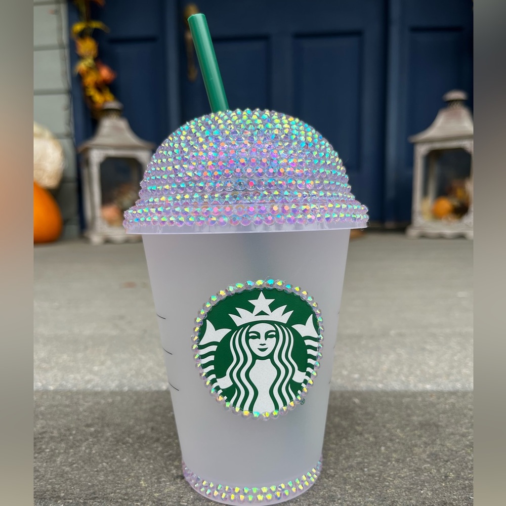 Custom blinged Starbucks dome grande tumbler